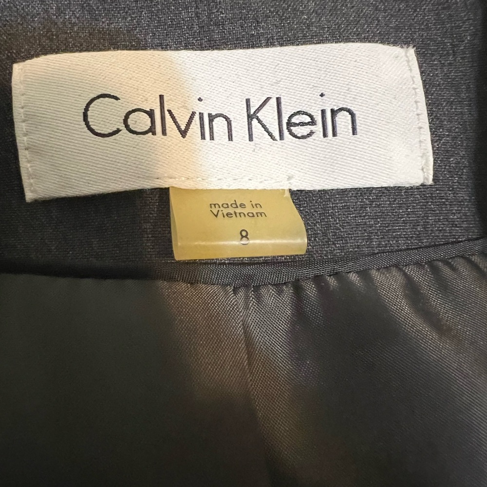 Calvin Klein Charcoal Gray Jacket and/or Pants for Sale